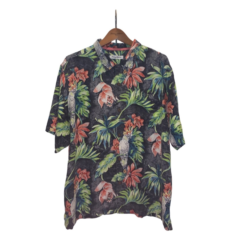 Tommy Bahama Hawaiian Button-Up Camp Shirt